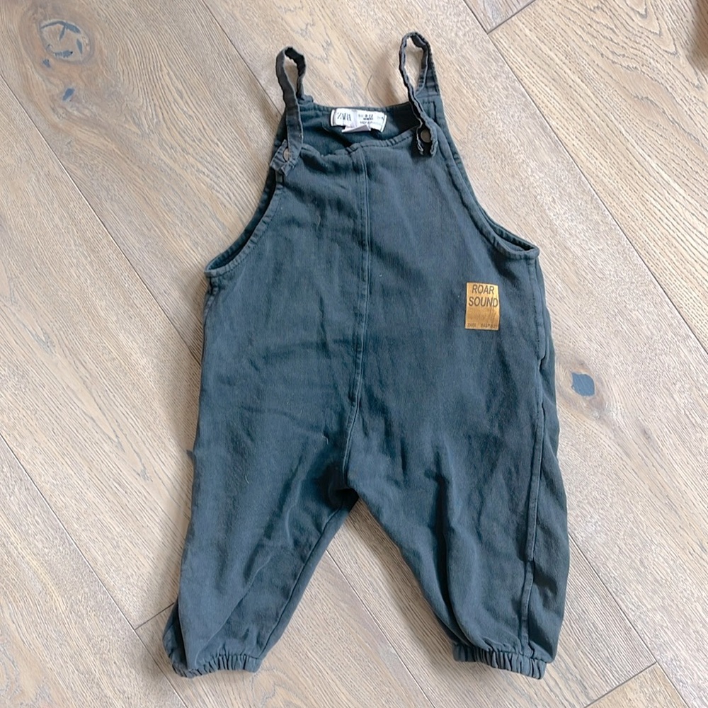 Zara sweat overall/romper